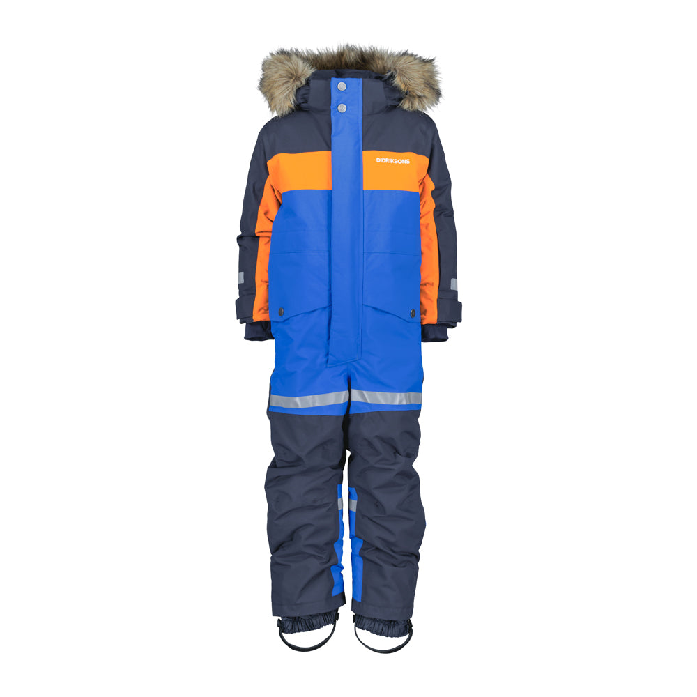 Didriksons Bjarven Kids Ski Coverall (Caribbean Blue)