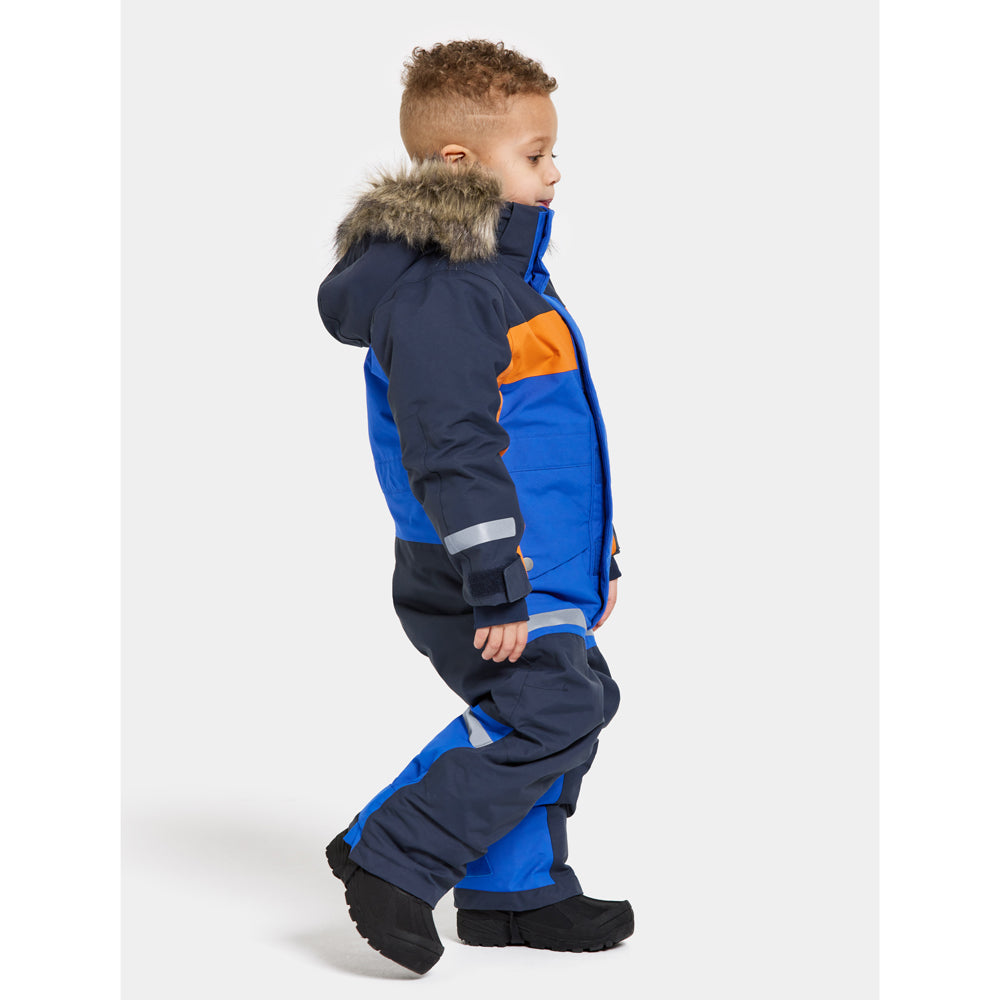 Didriksons Bjarven Kids Ski Coverall (Caribbean Blue)