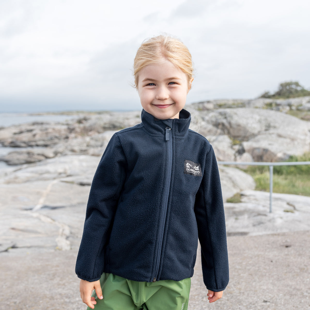 Didriksons Kids Muskot Windproof Jacket (Navy)