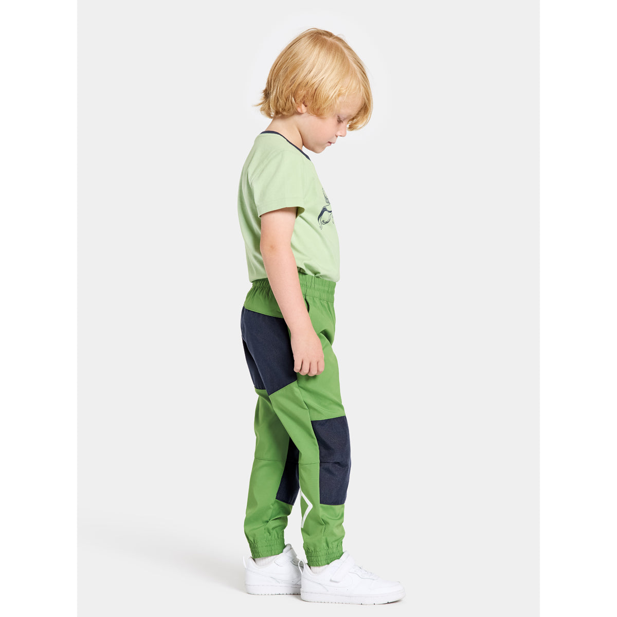 Didriksons Flox Kids Softshell Trousers (Green)