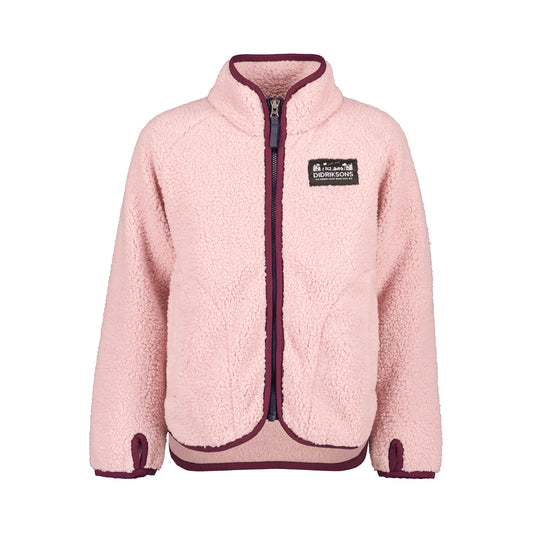 Didriksons Kids Gibbs Fleece Jacket (Dusty Pink)