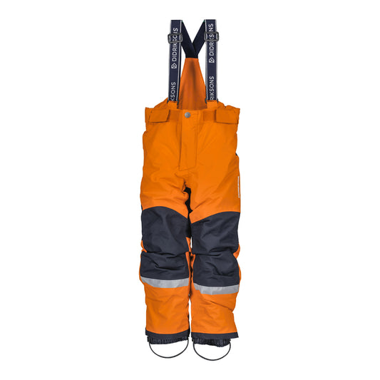 Didriksons Idre Kids Ski Pants (Orange Jam)