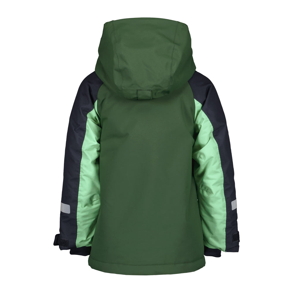 Didriksons Neptun Kids Ski Jacket (Pine Green)