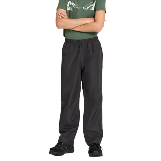 Didriksons Youth Penta Waterproof Trousers (Black)