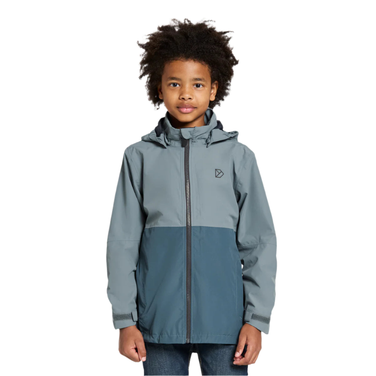 Didriksons Youth Piko Waterproof Jacket (Factory Blue)