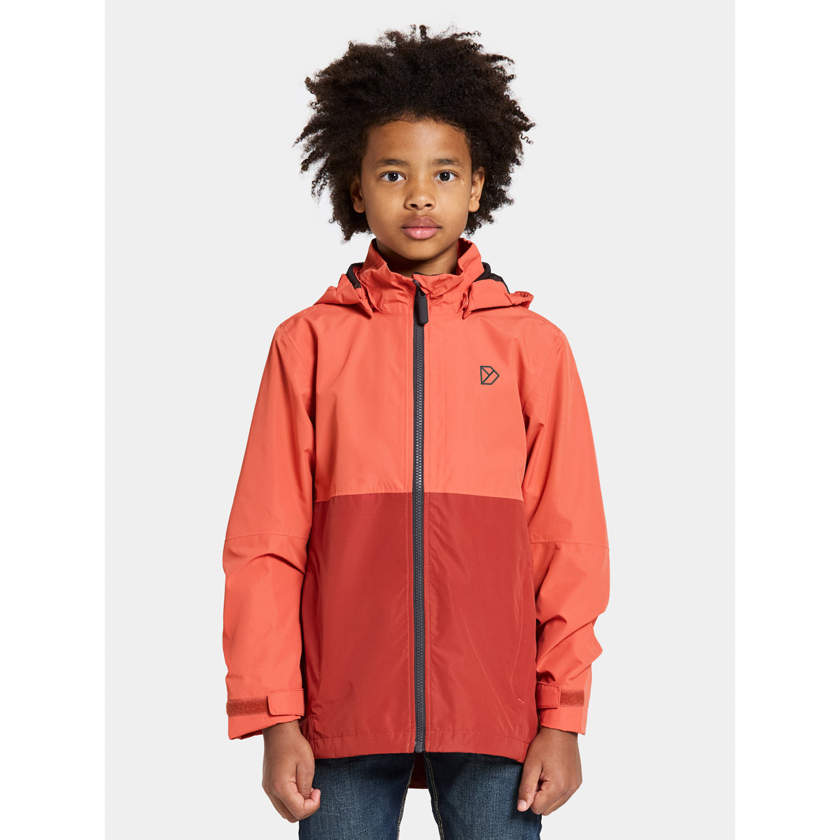 Didriksons Youth Piko Waterproof Jacket (Mars Red)