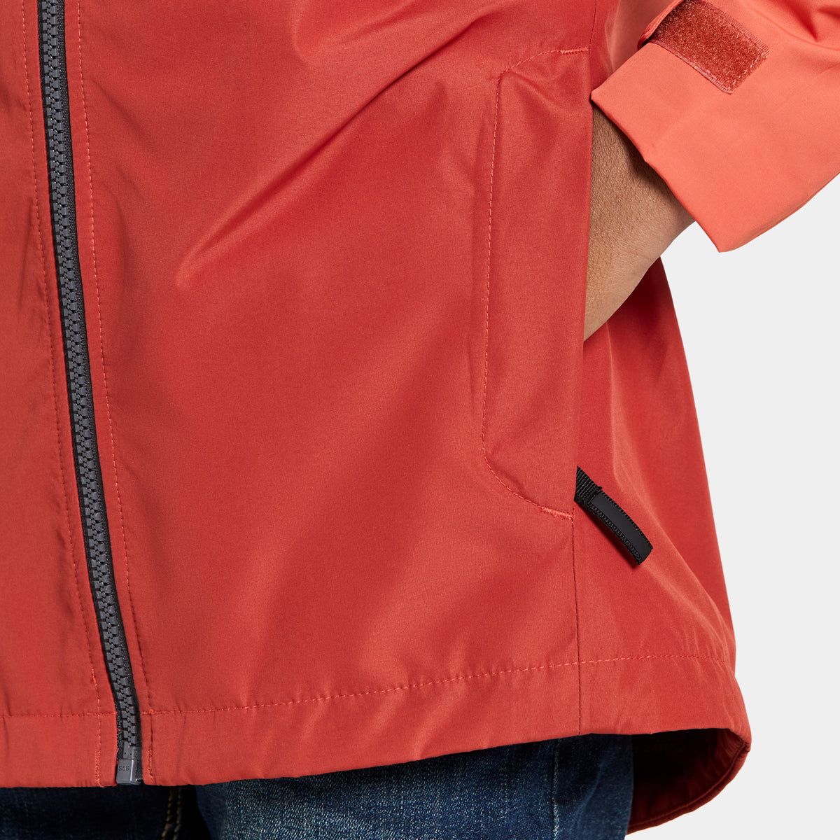 Didriksons Youth Piko Waterproof Jacket (Mars Red)