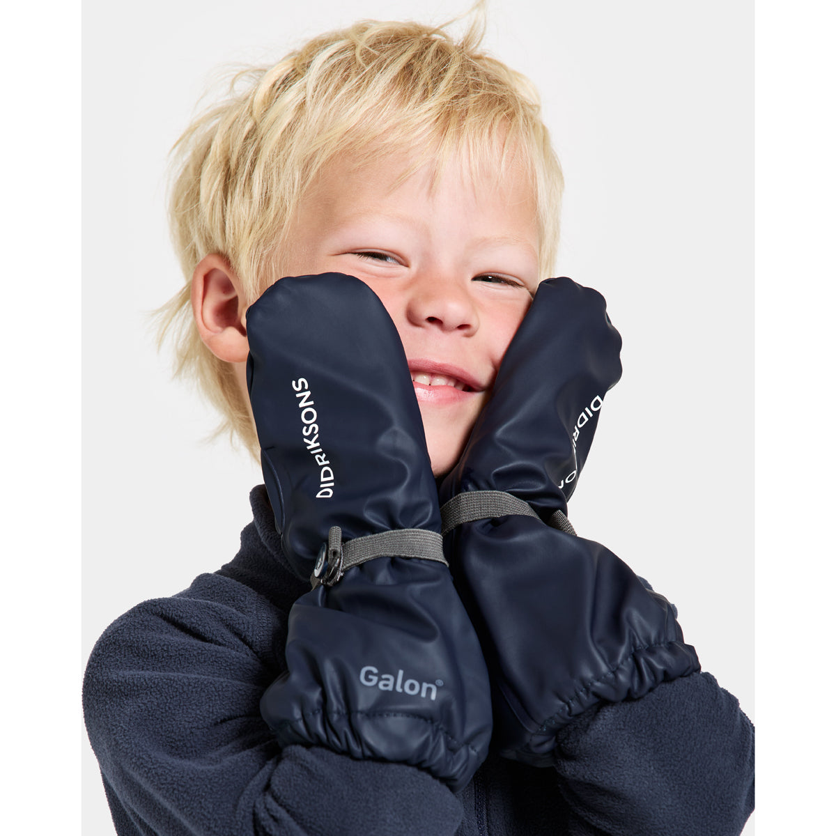 Didriksons Kids Pileglove Mittens (Navy)