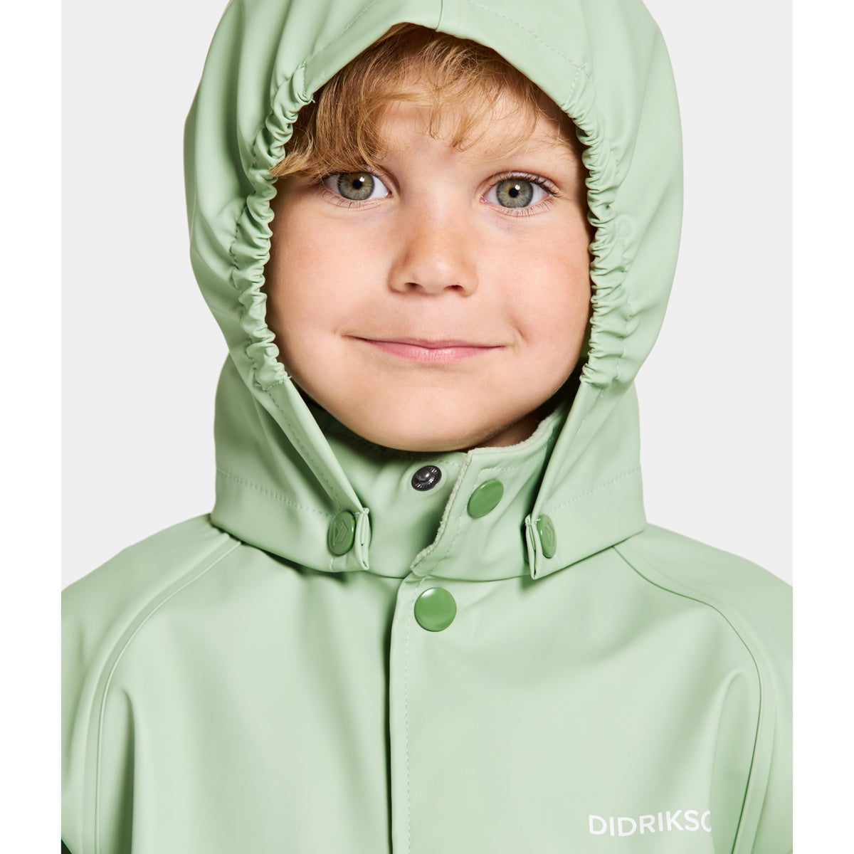 Didriksons Kids Waterproof Slaskeman Sets (Light Algae Green)