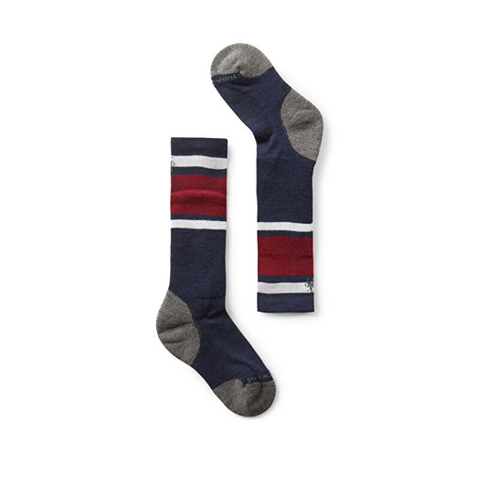 Smartwool Kids Wintersport Stripe Ski Socks (Deep Navy)