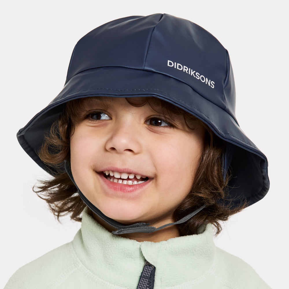 Didriksons Kids Southwest PU Rain Hat (Navy)