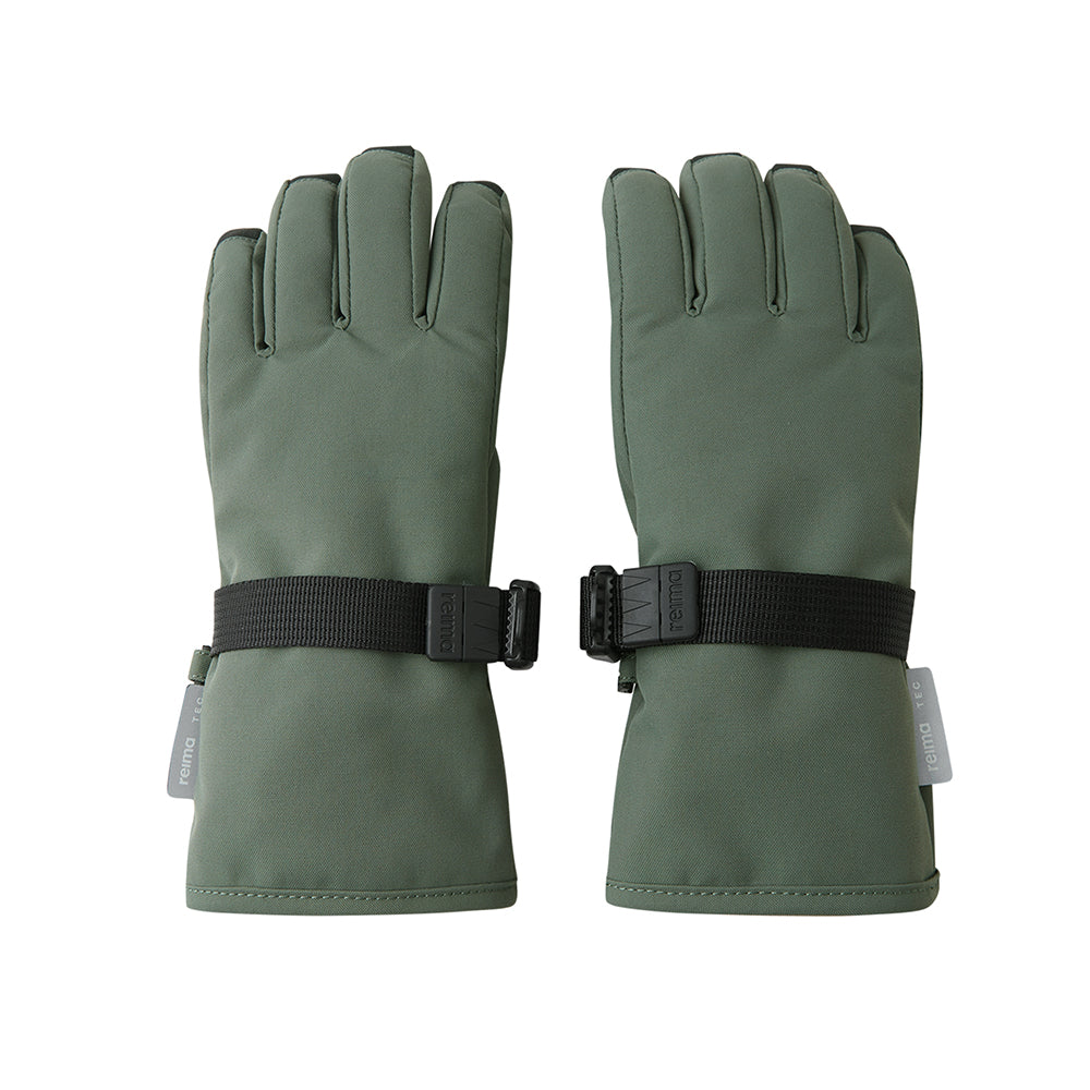 Reima Tartu Kids Waterproof Winter Gloves  in green