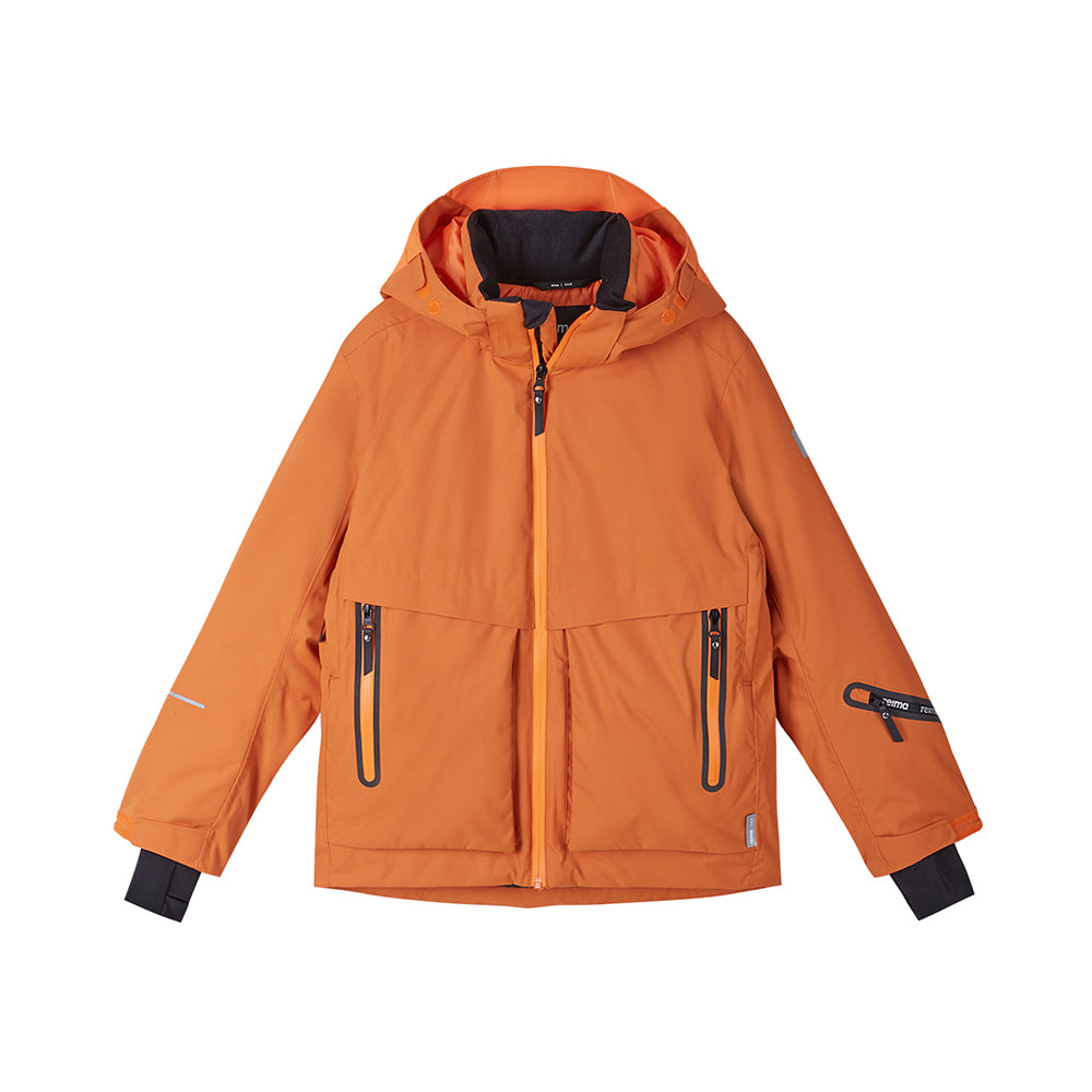 Reima Boys Tirro Waterproof Ski Jacket (Autumn Orange) – Little ...